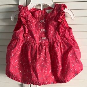 Pink Flutter Top Toddler 12-18 Months